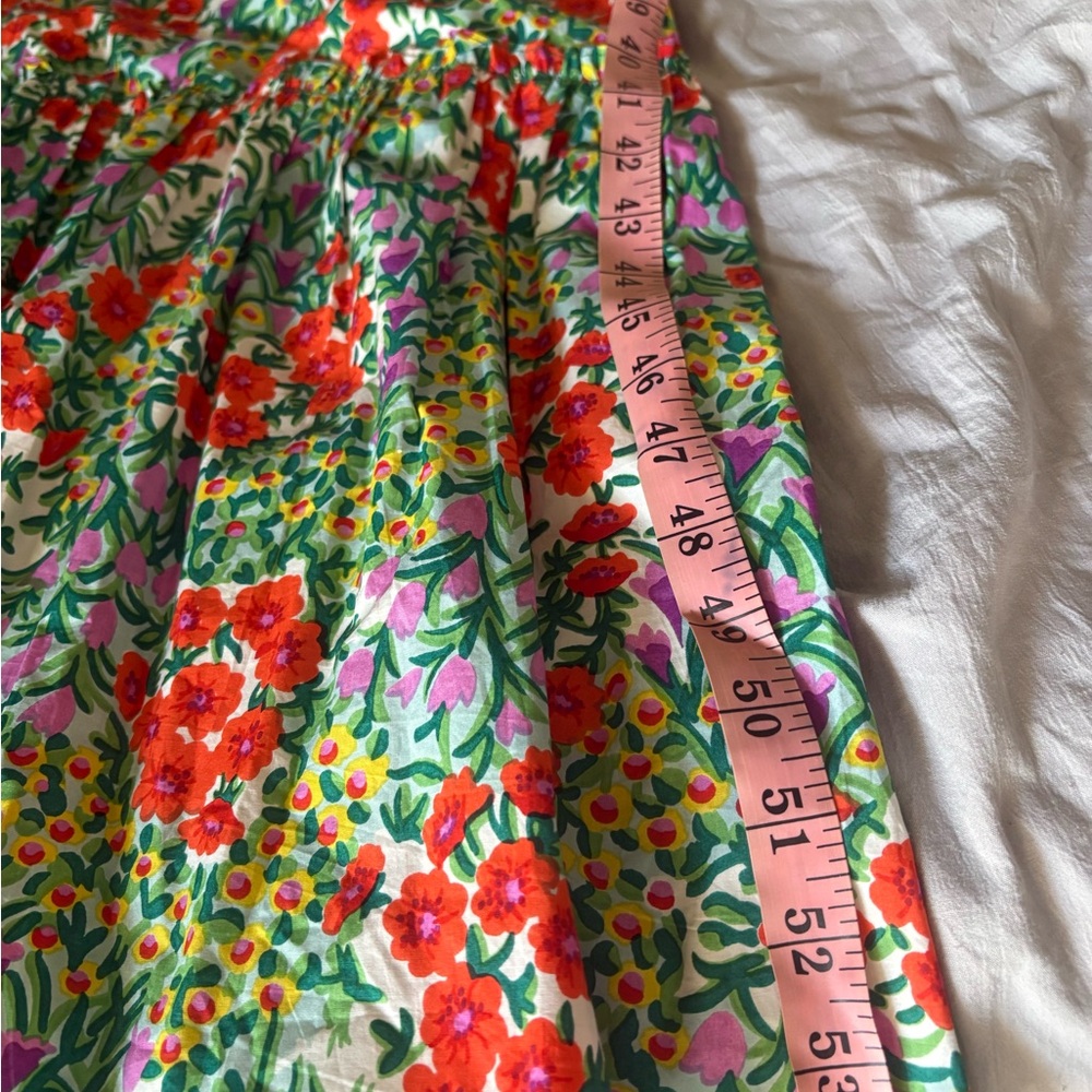 Banjanan Garden Poppy Combo Long Sleeve Maxi Dress M - Picture 7 of 11